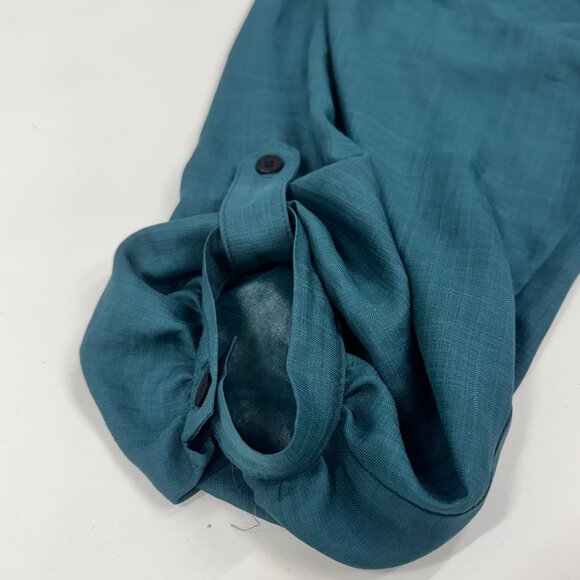 Barilà Teal Button-Down Maxi Dress - Picture 4 of 8